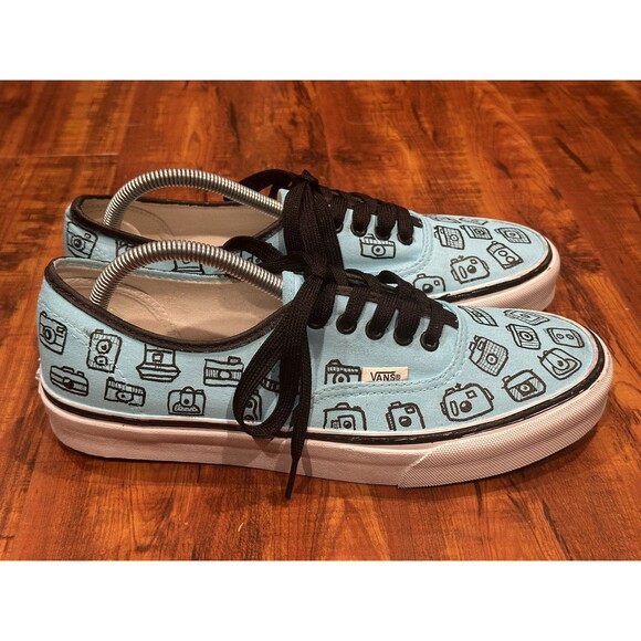Vans 2013 Custom Culture Contest Light Blue Camera Sneakers Women’s 10.5 Men’s 9 main image 12